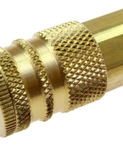 150 1/4" Brass Industrial Coupler, 1/4" FPT