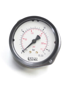 9090-0239-00 PRESSURE GAUGE D63 0/16 1/4G (OEM) Atlas Copco