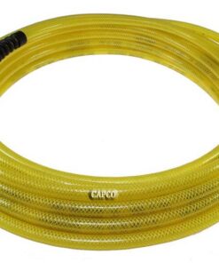 PFE41004TY Flexeel Hose, 1/4 ID x 100, 1/4 MPT, Transparent Yellow