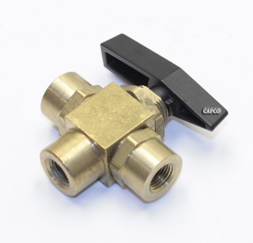 02250117-385 Genuine Part by SULLAIR (R) VLV,BALL 3-WAY 1/8"NPT D-SLOT | OEM Genuine part air – Fast Shipping