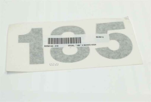 02250140-918 Genuine Part by SULLAIR (R) DECAL, "185" 3 INCHES HIGH | OEM Genuine part air – Fast Shipping