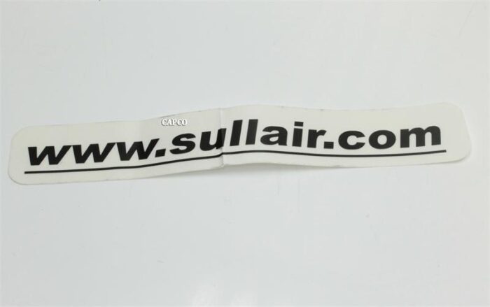 02250155-495 Genuine Part by SULLAIR (R) DECAL,BLACK WWW.SULLAIR (R).COM | OEM Genuine part air – Fast Shipping - Image 1