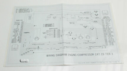 02250166-747 Genuine Part by SULLAIR (R) DECAL, WD ENG/COMPRESSOR T3 | OEM Genuine compressor part air – Fast Shipping