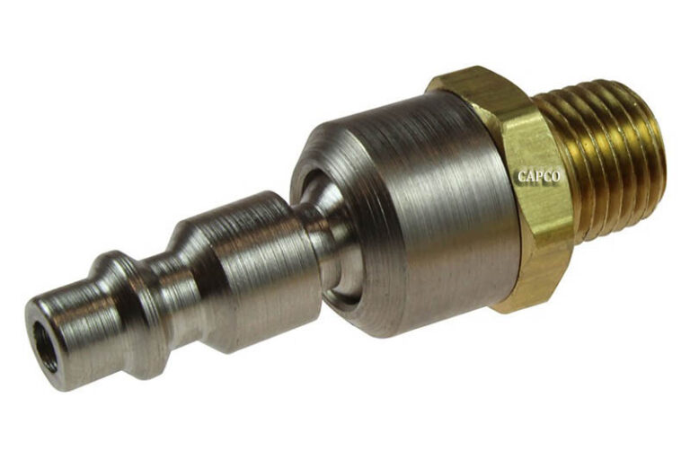 15-04BS 1/4" Industrial Ball Swivel Connector, 1/4" MPT | OEM  – Fast Shipping - Image 1