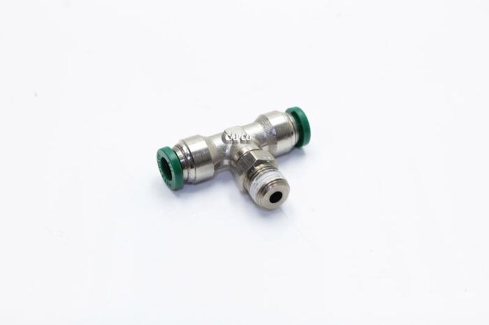 250025-834 Genuine Part by SULLAIR (R) TEE, M BR SWIV 1/4TUBE X 1/8 | OEM Genuine part air – Fast Shipping - Image 1