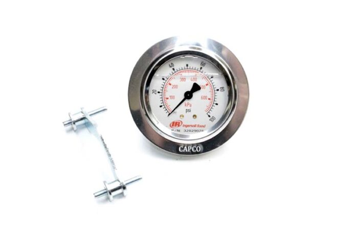 32029076 Ingersoll Rand (OEM)  GAUGE, 0-100 PSI LIQUID FILLED SILICONE        . | OEM Oem – Fast Shipping - Image 1