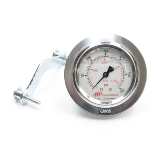 32121055 Ingersoll Rand (OEM)  GAUGE, 0-600 PSI L.F. FILLED SILICONE | OEM Oem – Fast Shipping