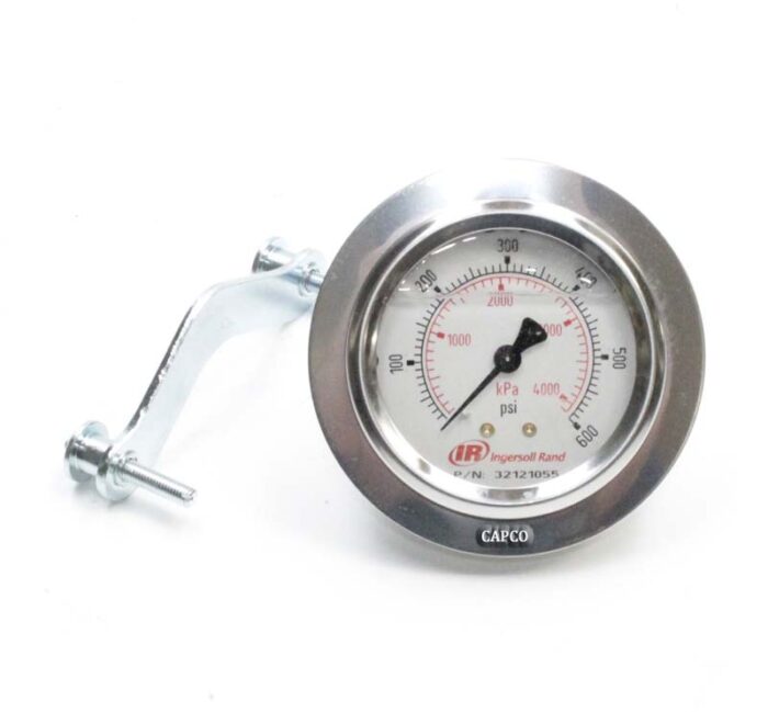 32121055 Ingersoll Rand (OEM)  GAUGE, 0-600 PSI L.F. FILLED SILICONE | OEM Oem – Fast Shipping - Image 1