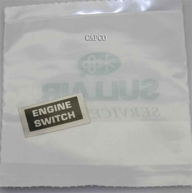 040559 Genuine Part by SULLAIR (R) DECAL, ENGINE SWITCH | OEM Genuine part air – Fast Shipping - Image 1