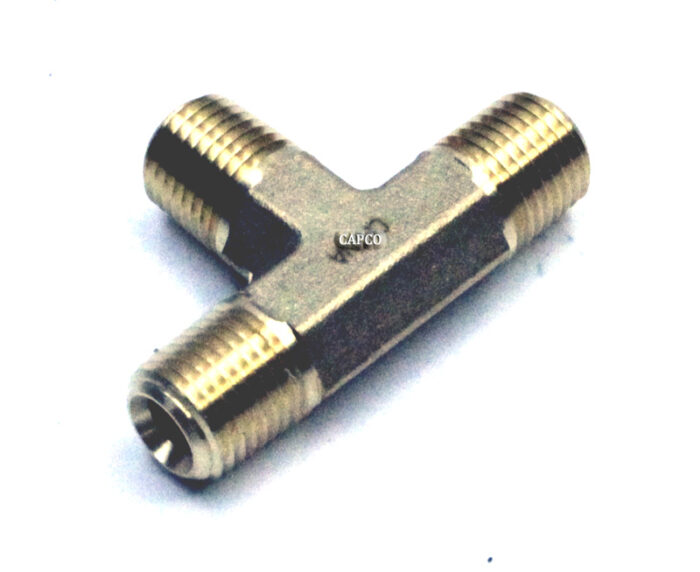 869825-025 Genuine Part by SULLAIR (R) TEE,MALE PIPE 1/4" BRASS | OEM Genuine part air – Fast Shipping - Image 1