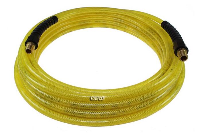 PFE41004TY Flexeel Hose, 1/4 ID x 100, 1/4 MPT, Transparent Yellow | OEM  – Fast Shipping - Image 1